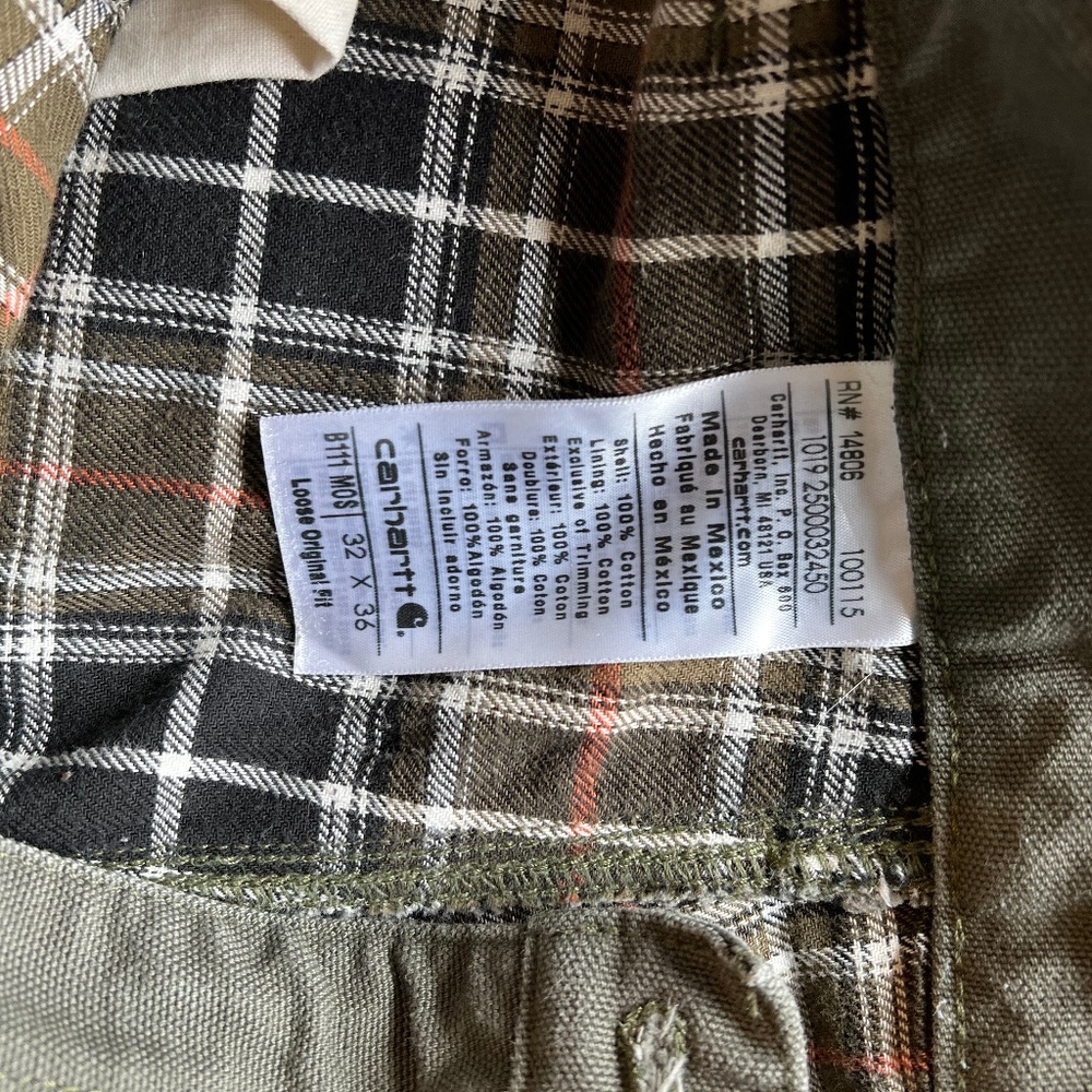 Carhartt Flannel-Lined Pants